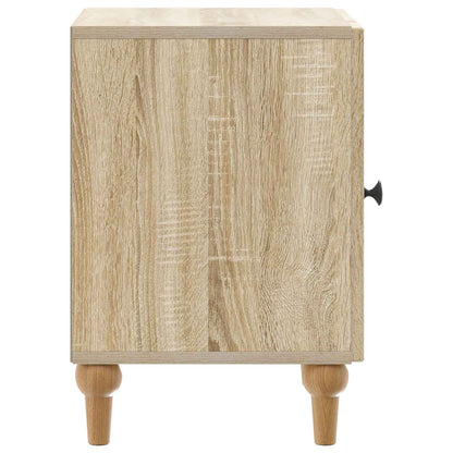 vidaXL Bedside Cabinet Sonoma Oak 43 x 34.5 x 50 cm Engineered Wood