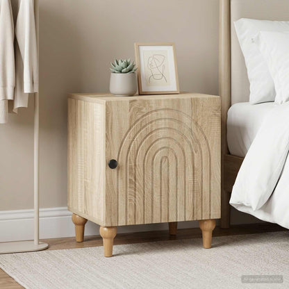 vidaXL Bedside Cabinet 2 pcs Sonoma Oak 43 x 34.5 x 50 cm