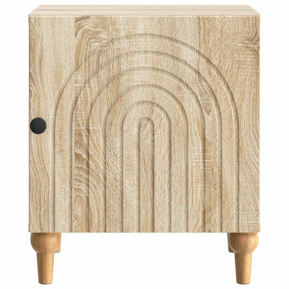 vidaXL Bedside Cabinet 2 pcs Sonoma Oak 43 x 34.5 x 50 cm