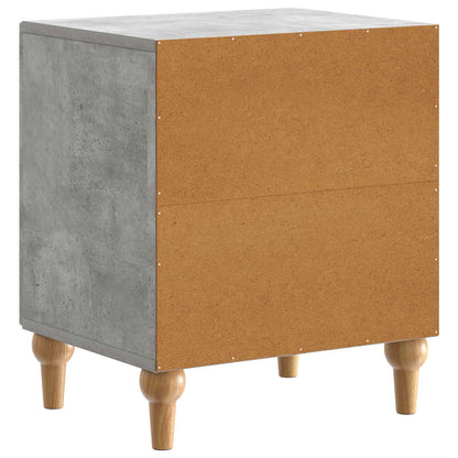 vidaXL Bedside Cabinet Concrete Grey 43 x 34.5 x 50 cm Engineered Wood