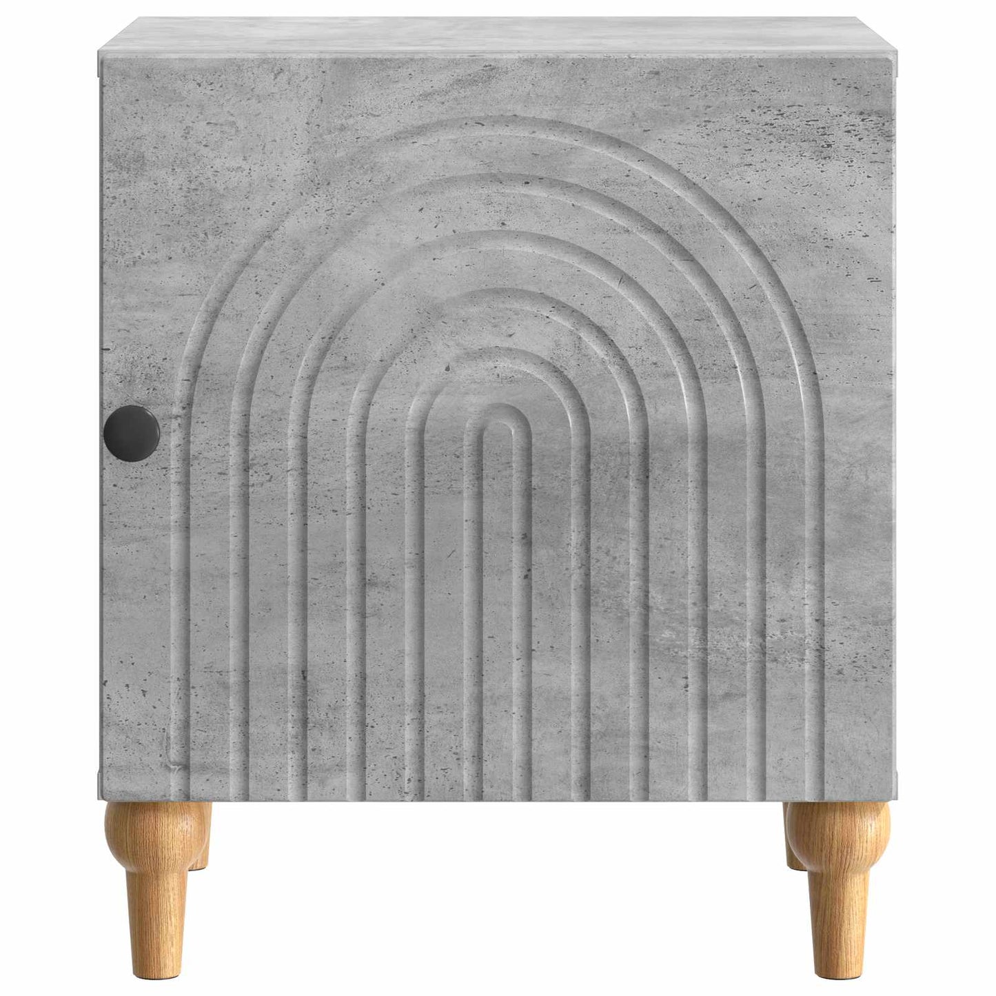 vidaXL Bedside Cabinet Concrete Grey 43 x 34.5 x 50 cm Engineered Wood