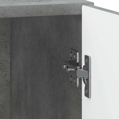 vidaXL Bedside Cabinet 2 pcs Concrete Grey 43 x 34.5 x 50 cm