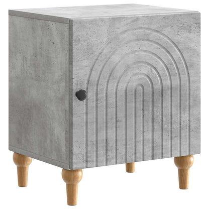 vidaXL Bedside Cabinet 2 pcs Concrete Grey 43 x 34.5 x 50 cm