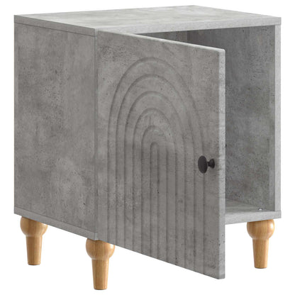 vidaXL Bedside Cabinet 2 pcs Concrete Grey 43 x 34.5 x 50 cm