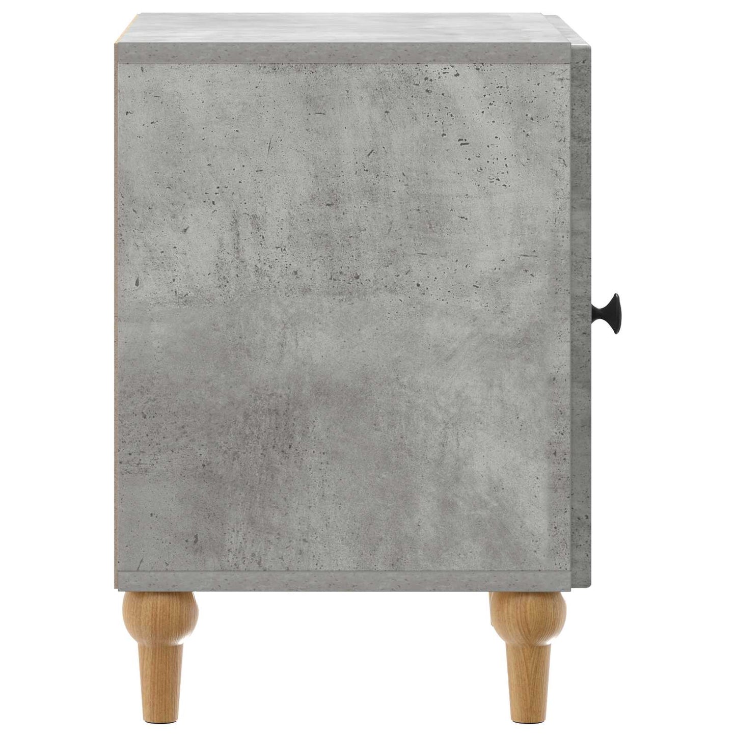 vidaXL Bedside Cabinet 2 pcs Concrete Grey 43 x 34.5 x 50 cm