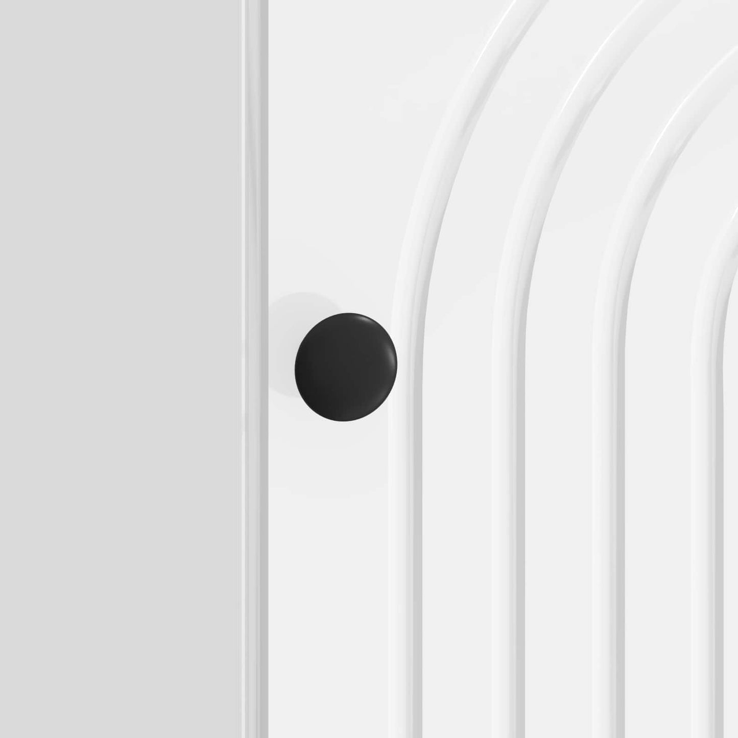 vidaXL Bedside Cabinet High Gloss White 43 x 34.5 x 50 cm