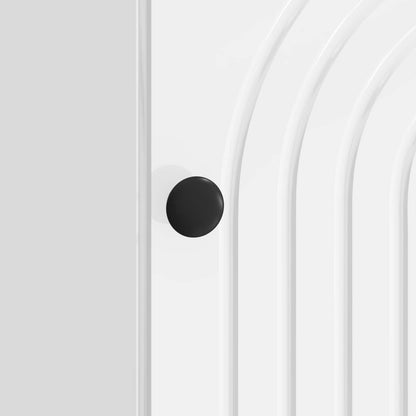 vidaXL Bedside Cabinet High Gloss White 43 x 34.5 x 50 cm
