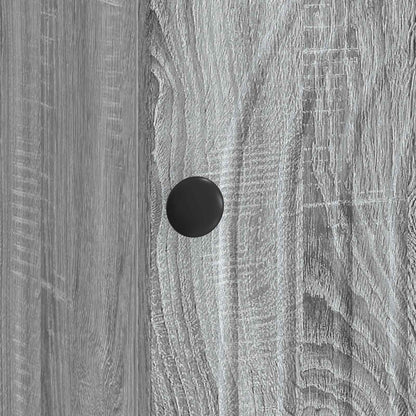 vidaXL Bedside Cabinet Grey Sonoma 43 x 34.5 x 50 cm Engineered Wood
