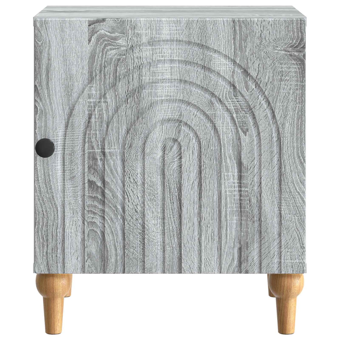 vidaXL Bedside Cabinet Grey Sonoma 43 x 34.5 x 50 cm Engineered Wood