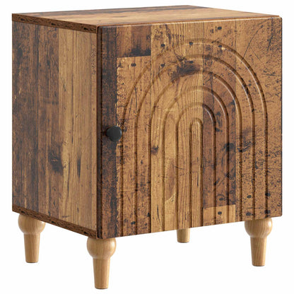 vidaXL Bedside Cabinet Old Wood 43 x 34.5 x 50 cm Engineered Wood
