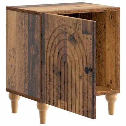 vidaXL Bedside Cabinet Old Wood 43 x 34.5 x 50 cm Engineered Wood