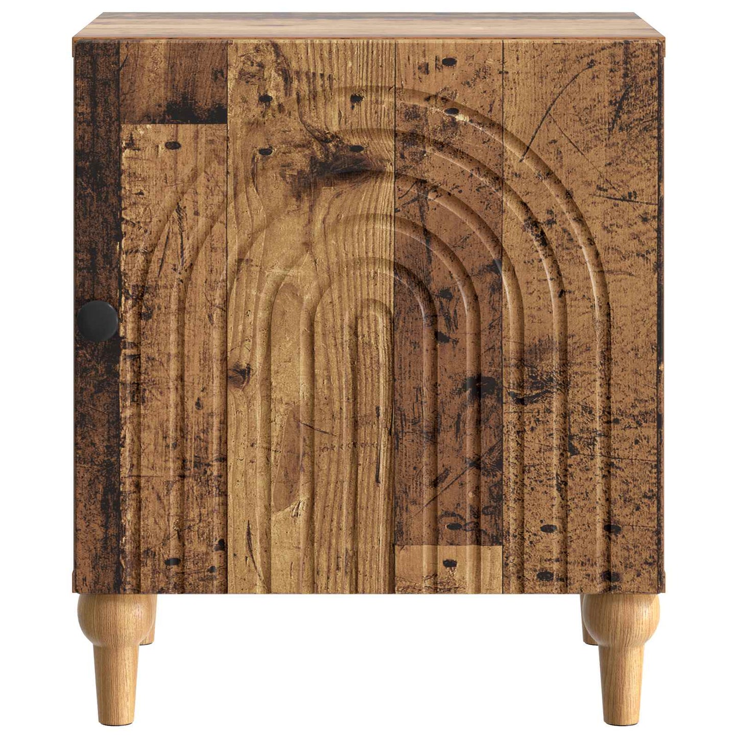 vidaXL Bedside Cabinet 2 pcs Old Wood 43 x 34.5 x 50 cm
