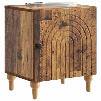 vidaXL Bedside Cabinet 2 pcs Old Wood 43 x 34.5 x 50 cm
