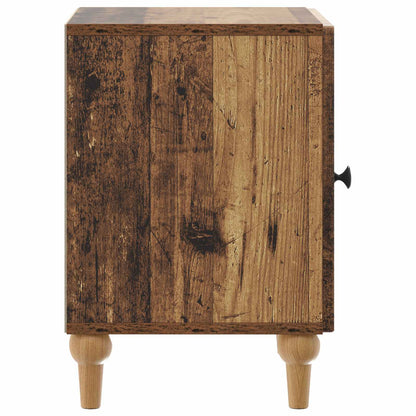 vidaXL Bedside Cabinet 2 pcs Old Wood 43 x 34.5 x 50 cm