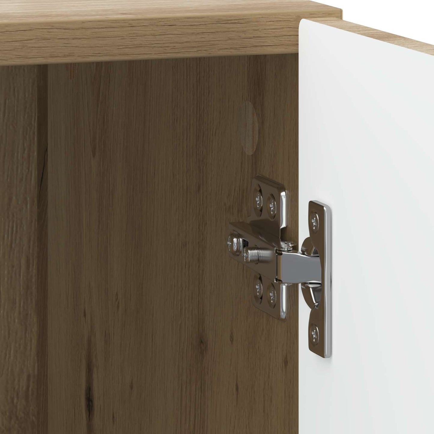 vidaXL Bedside Cabinet Artisan Oak 43 x 34.5 x 50 cm Engineered Wood