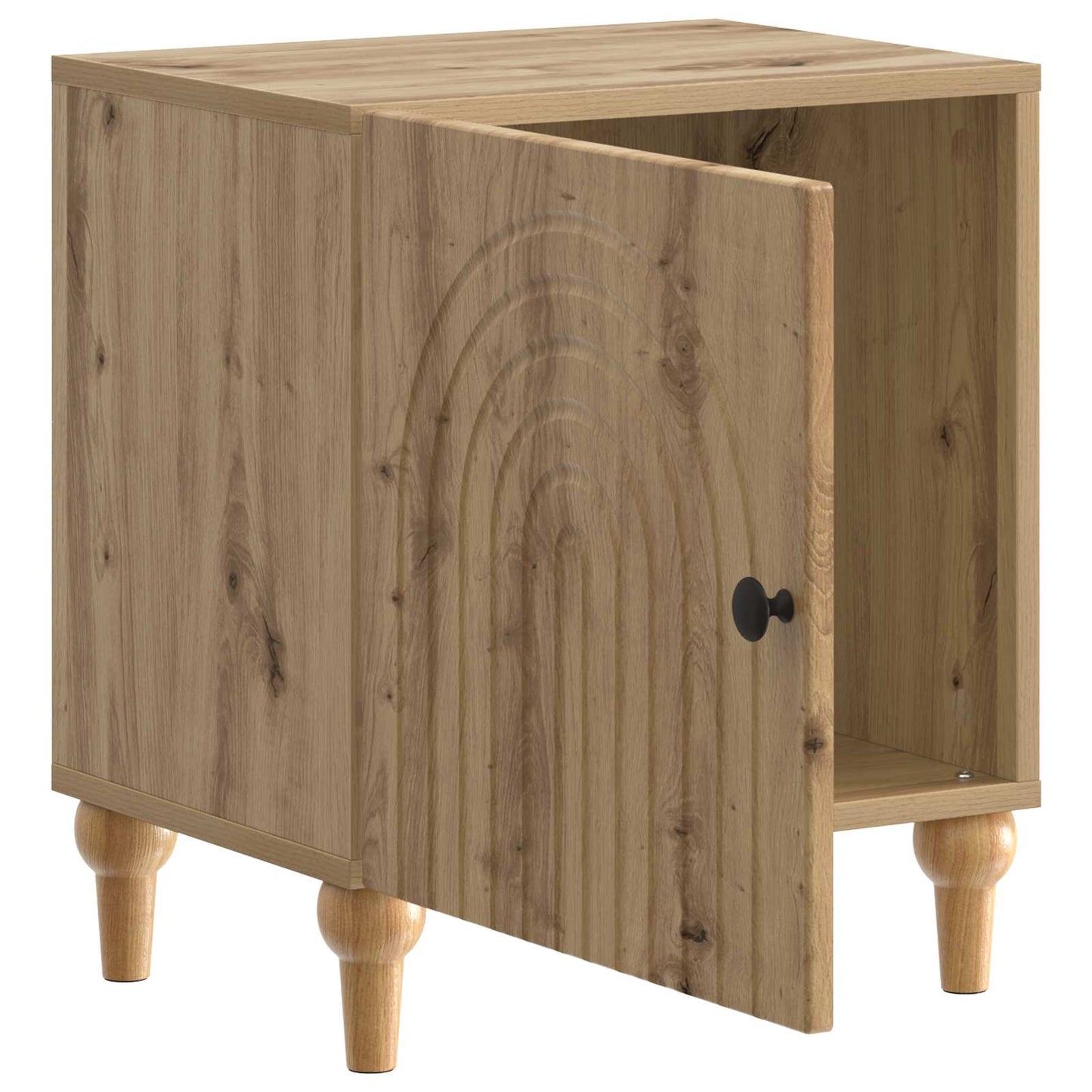 vidaXL Bedside Cabinet Artisan Oak 43 x 34.5 x 50 cm Engineered Wood