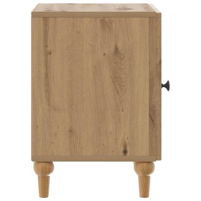vidaXL Bedside Cabinet Artisan Oak 43 x 34.5 x 50 cm Engineered Wood