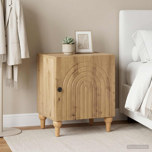 vidaXL Bedside Cabinet 2 pcs Artisan Oak 43 x 34.5 x 50 cm