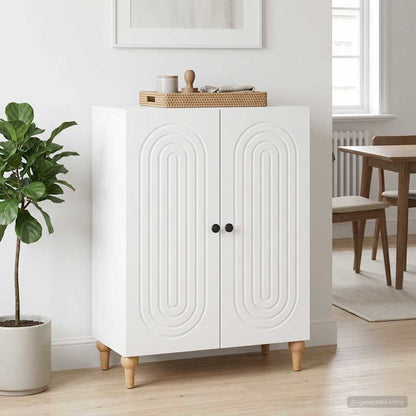 vidaXL Sideboard White 66 x 34.5 x 90 cm Engineered Wood