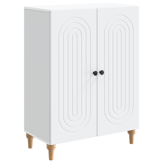 vidaXL Sideboard White 66 x 34.5 x 90 cm Engineered Wood