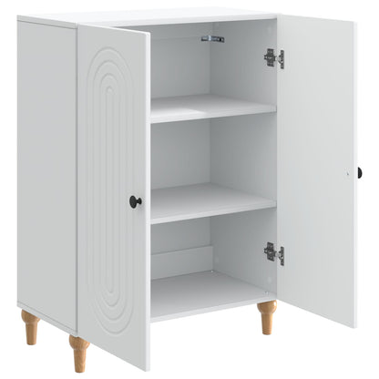vidaXL Sideboard White 66 x 34.5 x 90 cm Engineered Wood
