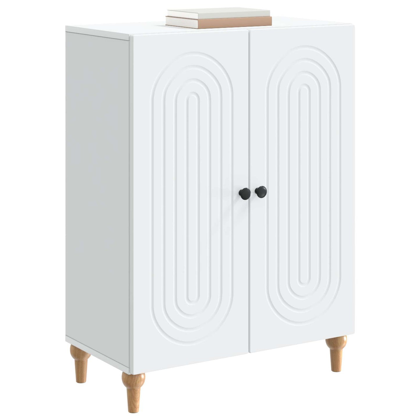vidaXL Sideboard White 66 x 34.5 x 90 cm Engineered Wood