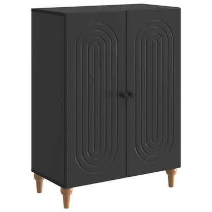 vidaXL Sideboard Black 66 x 34.5 x 90 cm Engineered Wood