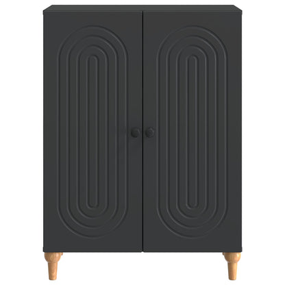 vidaXL Sideboard Black 66 x 34.5 x 90 cm Engineered Wood