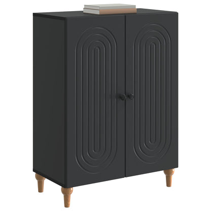 vidaXL Sideboard Black 66 x 34.5 x 90 cm Engineered Wood