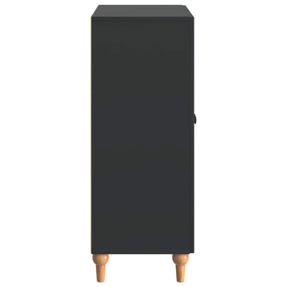 vidaXL Sideboard Black 66 x 34.5 x 90 cm Engineered Wood