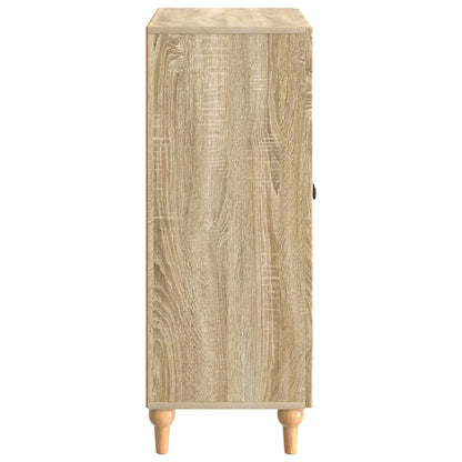 vidaXL Sideboard Sonoma Oak 66 x 34.5 x 90 cm Engineered Wood
