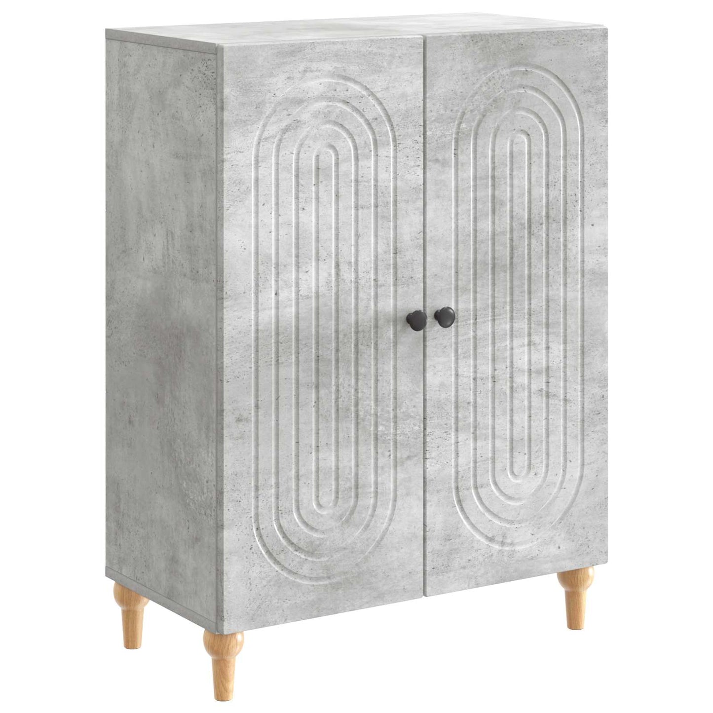 vidaXL Sideboard Concrete Grey 66 x 34.5 x 90 cm Engineered Wood