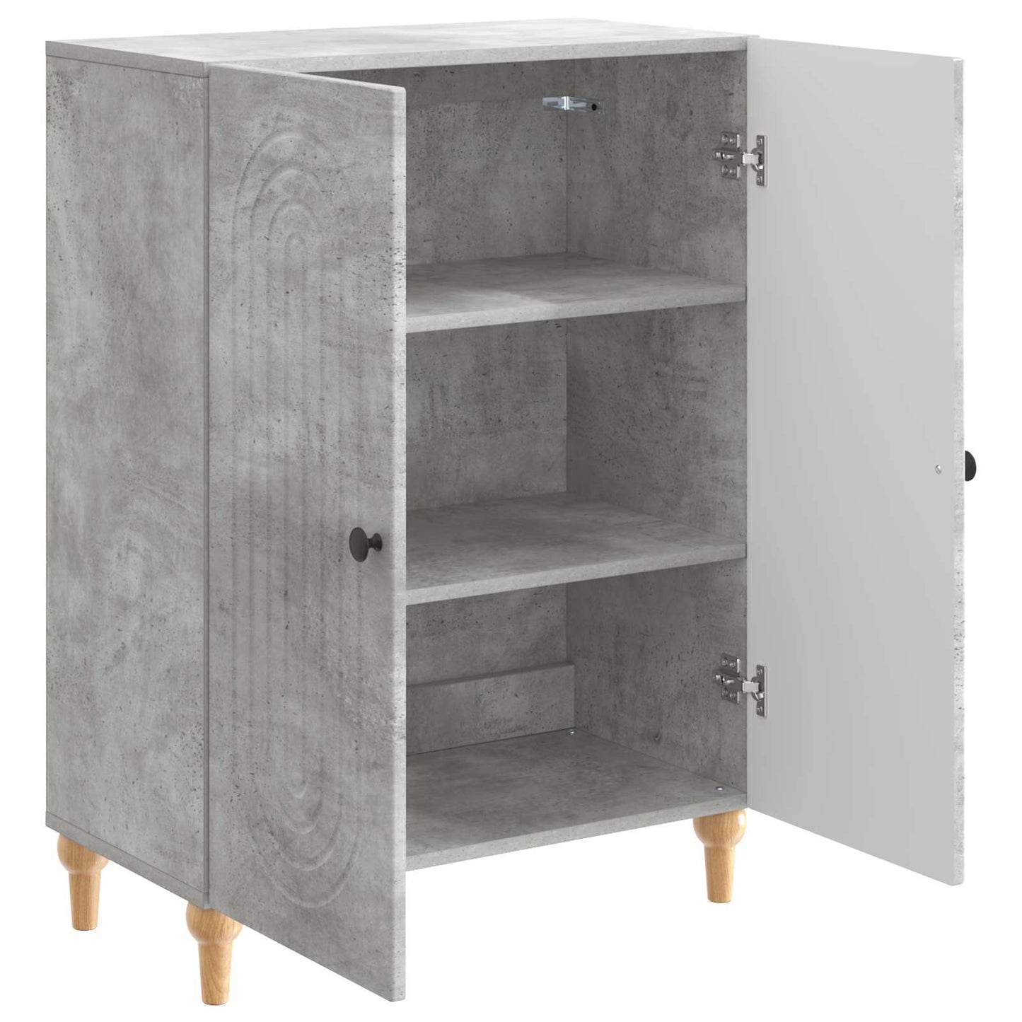 vidaXL Sideboard Concrete Grey 66 x 34.5 x 90 cm Engineered Wood