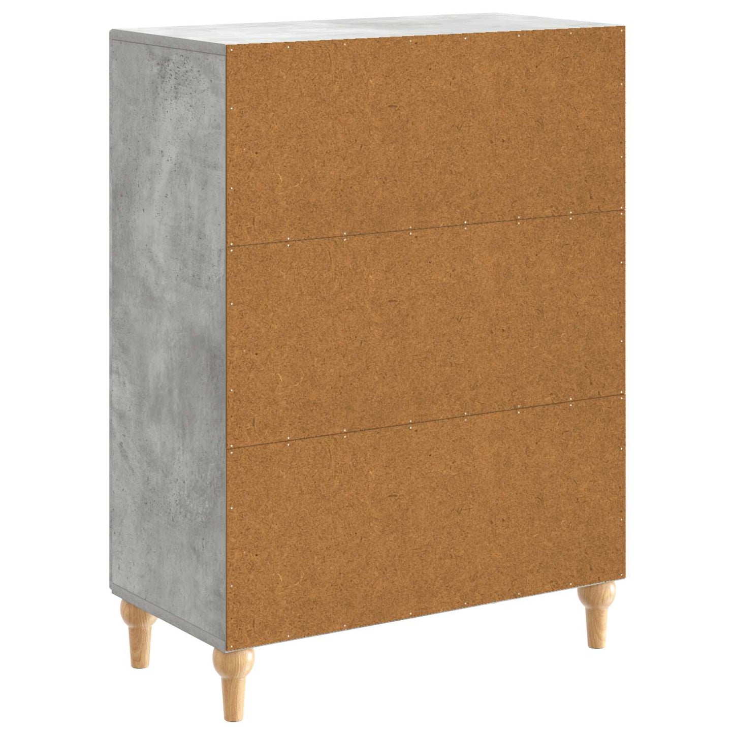 vidaXL Sideboard Concrete Grey 66 x 34.5 x 90 cm Engineered Wood