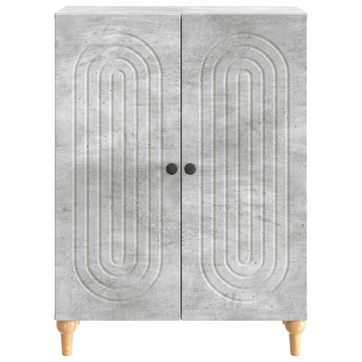 vidaXL Sideboard Concrete Grey 66 x 34.5 x 90 cm Engineered Wood