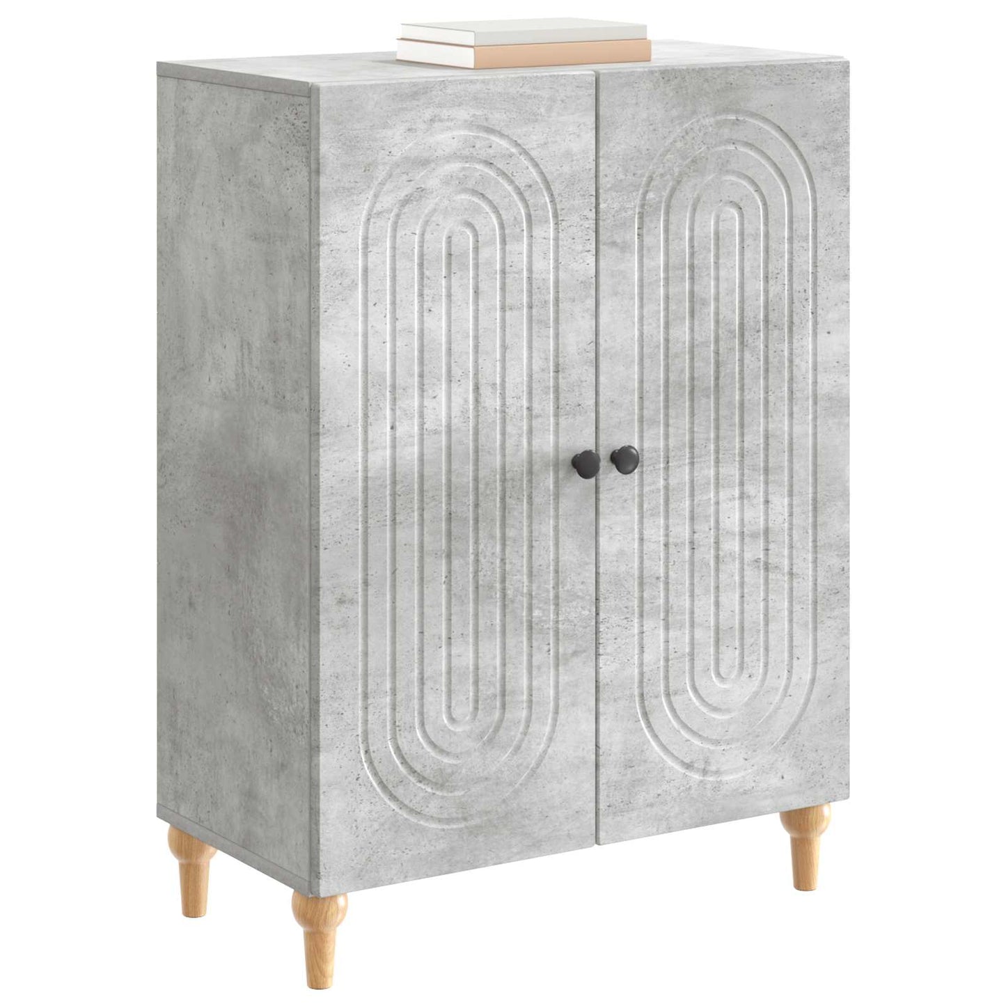 vidaXL Sideboard Concrete Grey 66 x 34.5 x 90 cm Engineered Wood