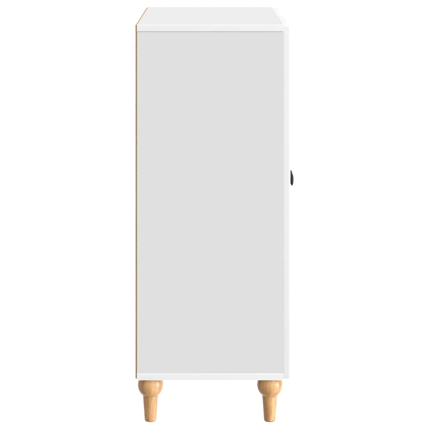 vidaXL Sideboard High Gloss White 66 x 34.5 x 90 cm Engineered Wood