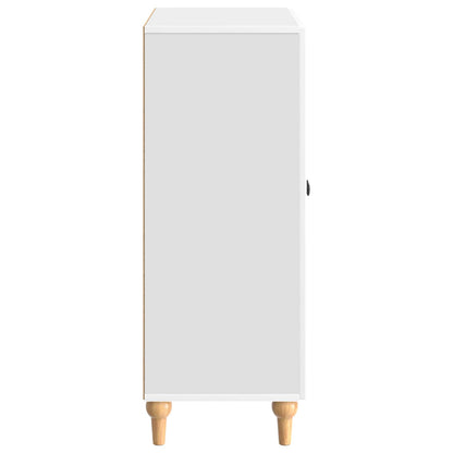 vidaXL Sideboard High Gloss White 66 x 34.5 x 90 cm Engineered Wood