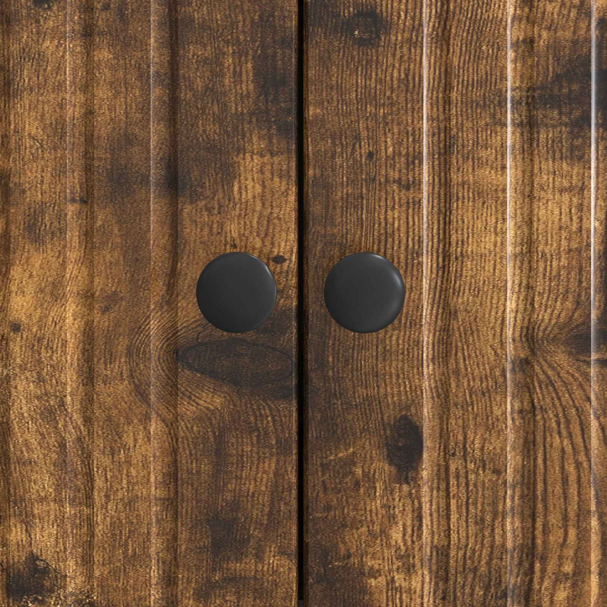 vidaXL Sideboard Smoked Oak 66 x 34.5 x 90 cm Engineered Wood