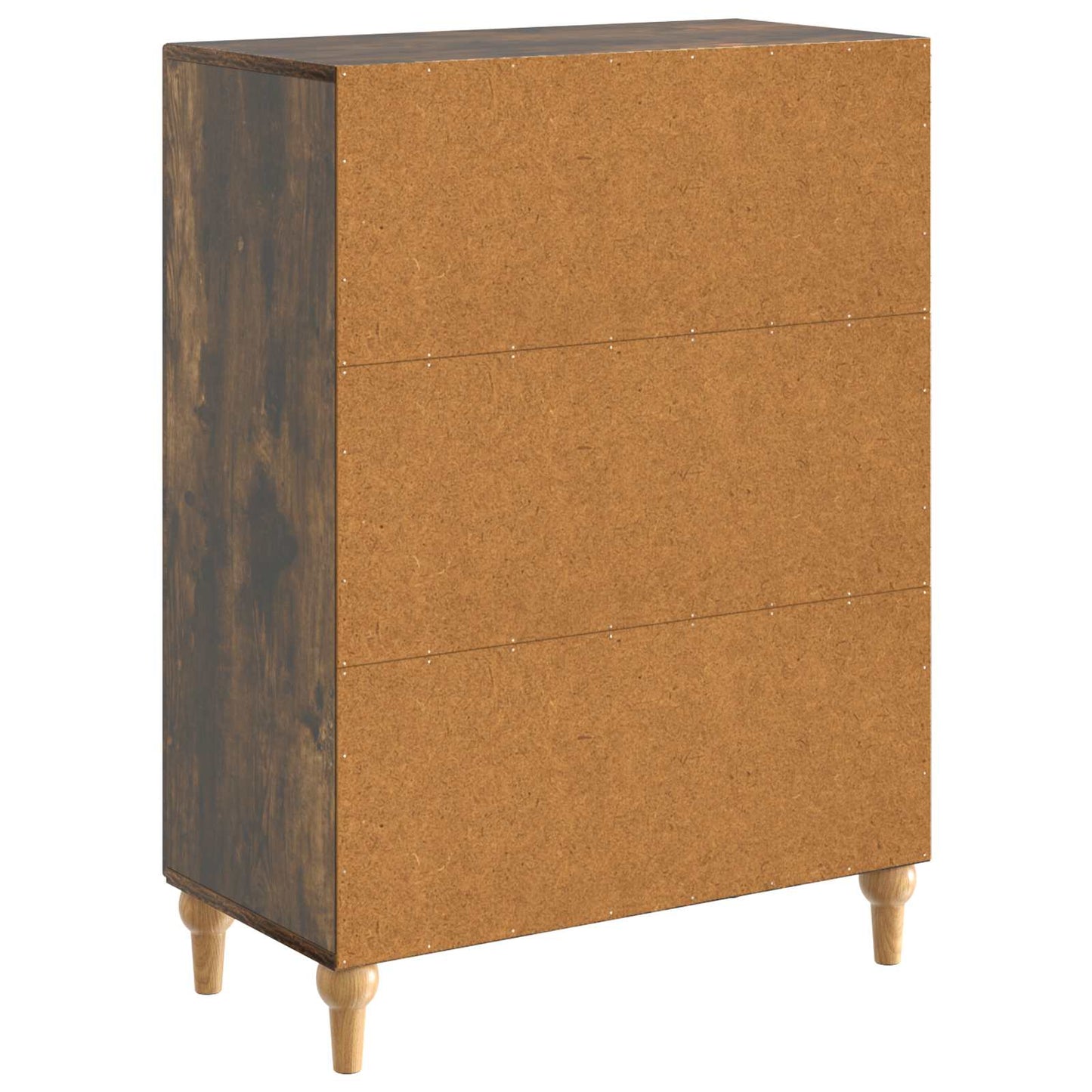 vidaXL Sideboard Smoked Oak 66 x 34.5 x 90 cm Engineered Wood