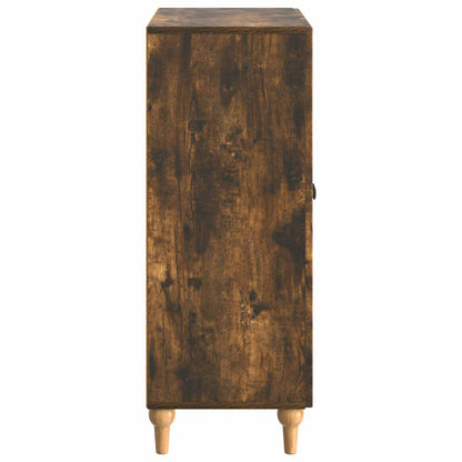 vidaXL Sideboard Smoked Oak 66 x 34.5 x 90 cm Engineered Wood