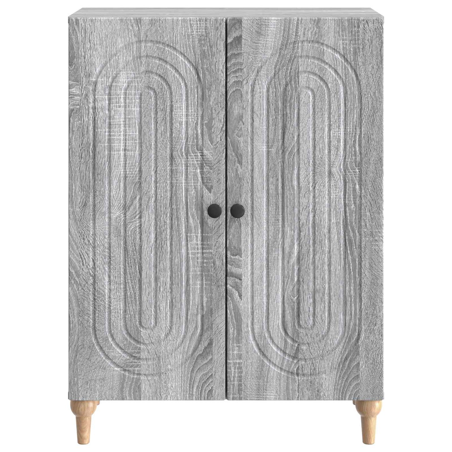 vidaXL Sideboard Grey Sonoma 66 x 34.5 x 90 cm Engineered Wood
