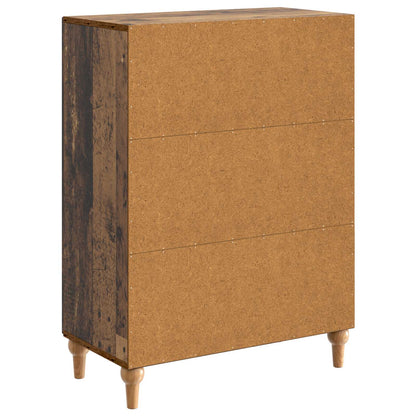 vidaXL Sideboard Old Wood 66 x 34.5 x 90 cm Engineered Wood