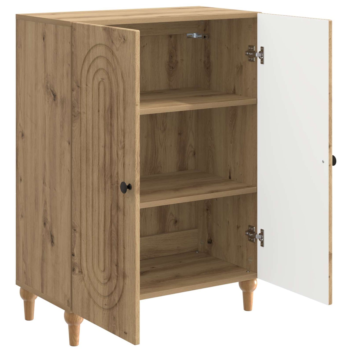vidaXL Sideboard Artisan Oak 66 x 34.5 x 90 cm Engineered Wood