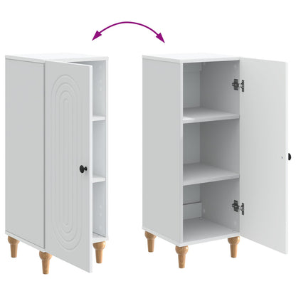vidaXL Sideboard White 33 x 34.5 x 90 cm Engineered Wood