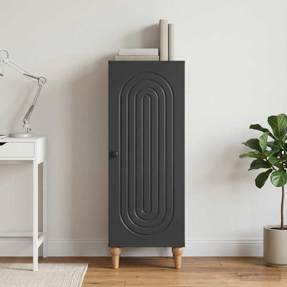 vidaXL Sideboard Black 33 x 34.5 x 90 cm Engineered Wood