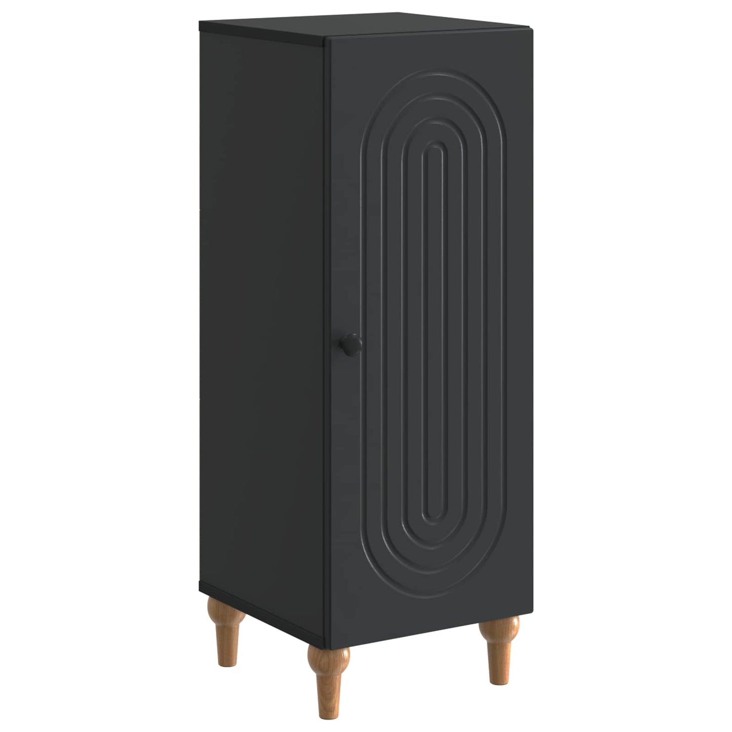 vidaXL Sideboard Black 33 x 34.5 x 90 cm Engineered Wood
