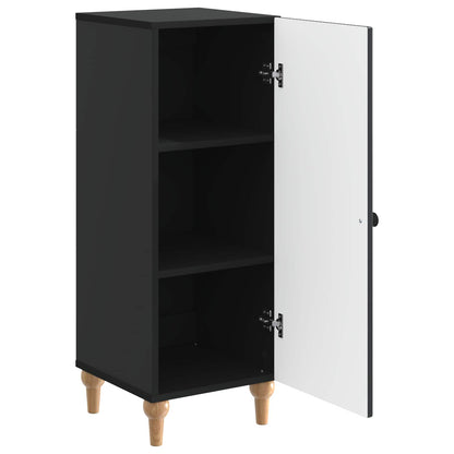 vidaXL Sideboard Black 33 x 34.5 x 90 cm Engineered Wood