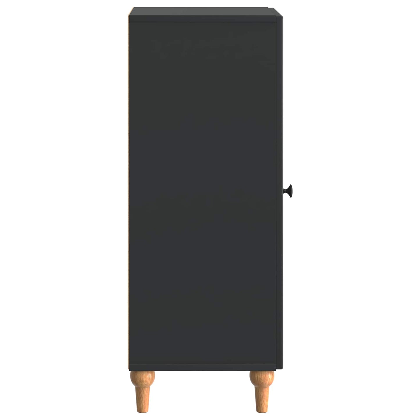 vidaXL Sideboard Black 33 x 34.5 x 90 cm Engineered Wood