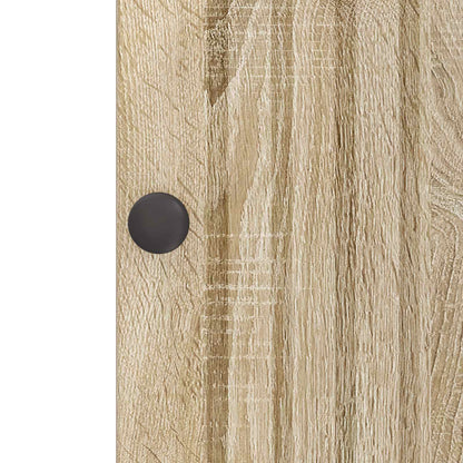 vidaXL Sideboard Sonoma Oak 33 x 34.5 x 90 cm Engineered Wood